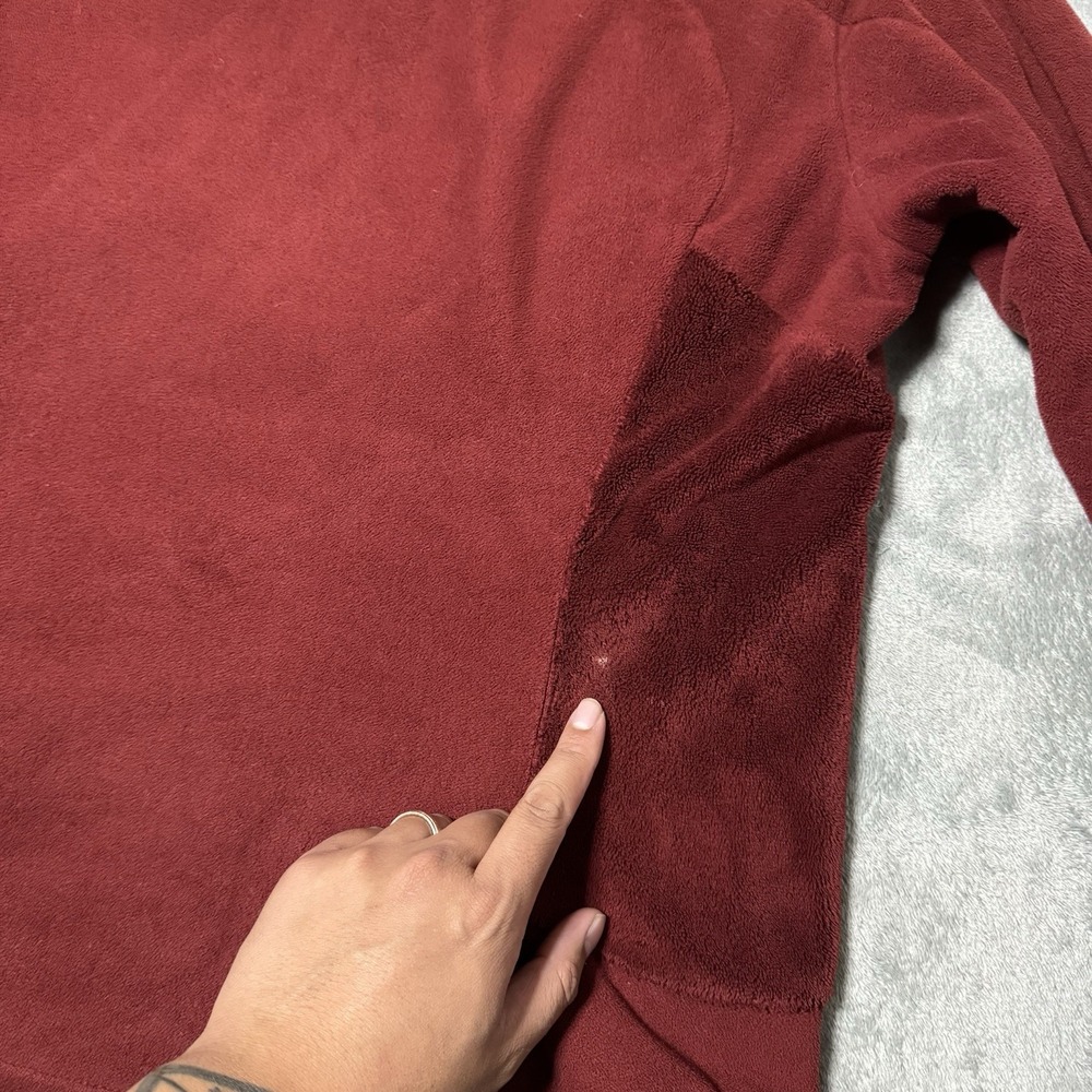 MOUNTAIN HARDWARE WOMENS OAKORAM RED FLEECE FULL ZIP SIZE MEDIUM - Picture 9 of 11